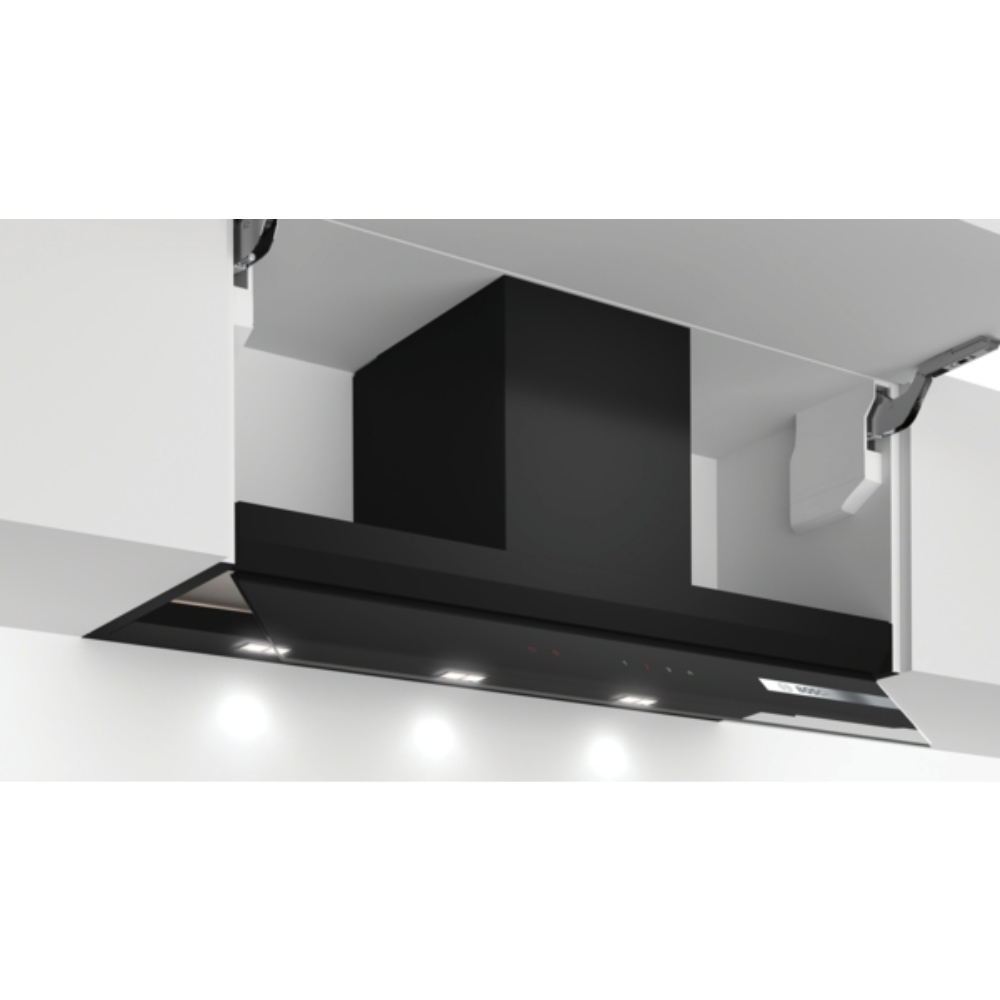 Campana decorativa integrada Bosch DBB97AM60 90 cm Cristal negro